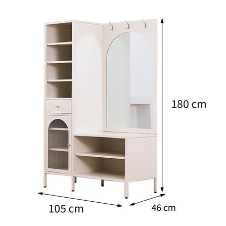 โต๊ะเครื่องแป้ง FURDINI CURLA 105 ซม. สีครีม_7