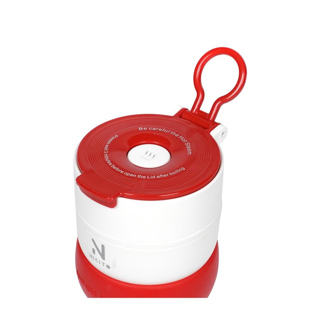 กาต้มน้ำไฟฟ้าพกพา NIKITO FG-EC003D-NCK สีขาว/แดง