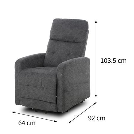 POWER LIFT RECLINER FURDINI DIEGO สีเทาเข้ม_16