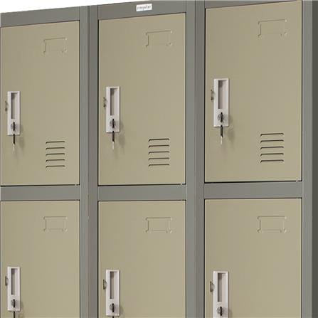 ตู้ล็อกเกอร์ 12 ประตู WORKSCAPE ZLK-6112LOCKER สีเทา_1