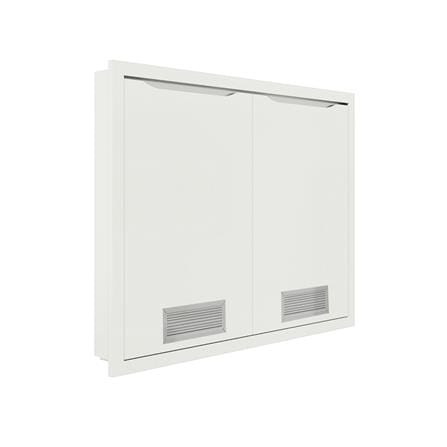 บานซิงค์คู่เกล็ดผสม MJ ECO 86x66 ซม. สี OFF WHITE_1