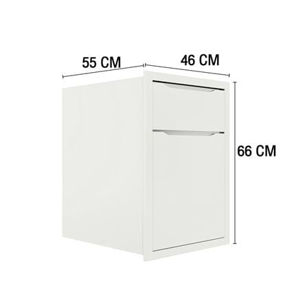 ตู้ลิ้นชัก MJ ECO 46x66 ซม. สี OFF WHITE_4