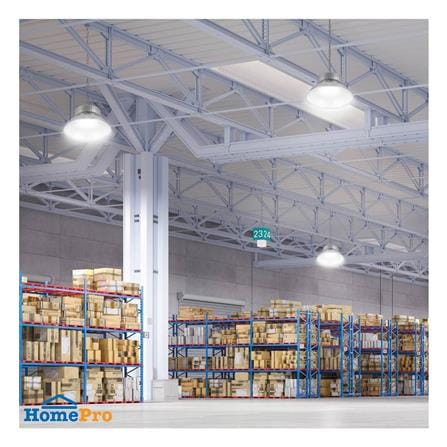 โคมไฮเบย์ LED LAMPTAN BULKY 150 วัตต์ DAYLIGHT สีเงิน_4
