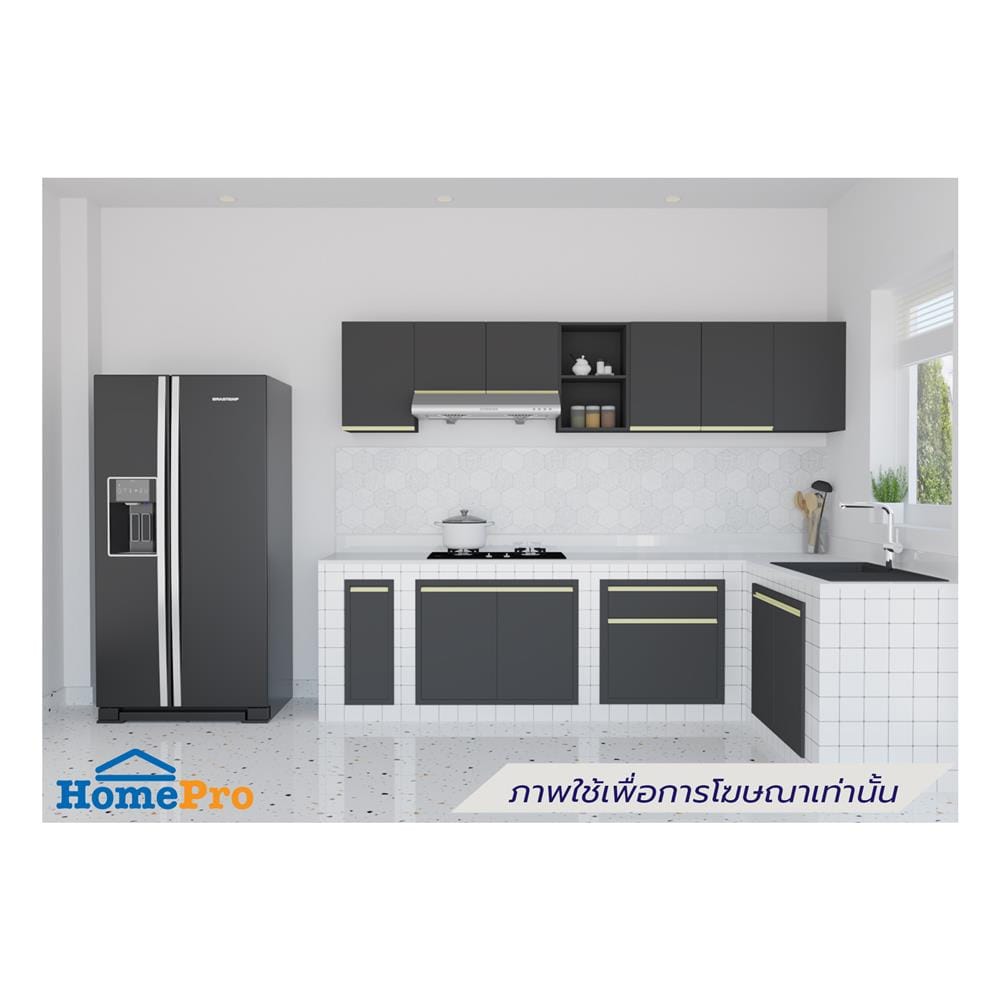 ตู้แขวนไมโครเวฟ MJ ETERNITY 60x40 ซม. สี GREY GRAPHITE