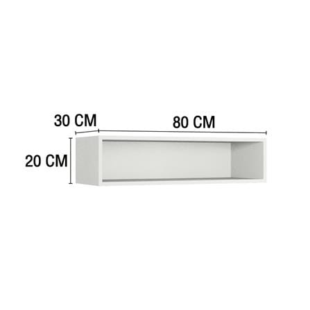 กล่องแขวนเสริม MJ ECO 80x20 ซม. สี OFF WHITE_3