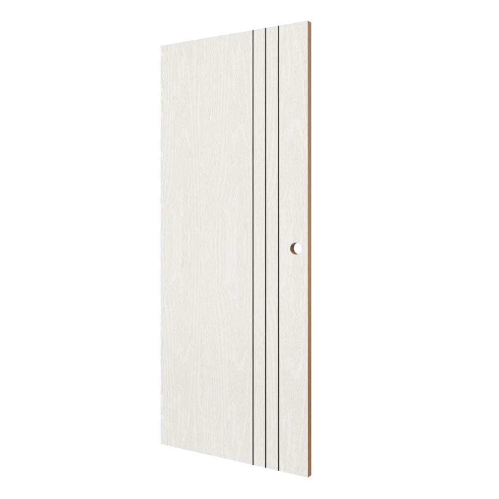 ประตูภายใน UPVC เจาะลูกบิด KING L3 80x200 ซม. สีซิลวา ไลท์