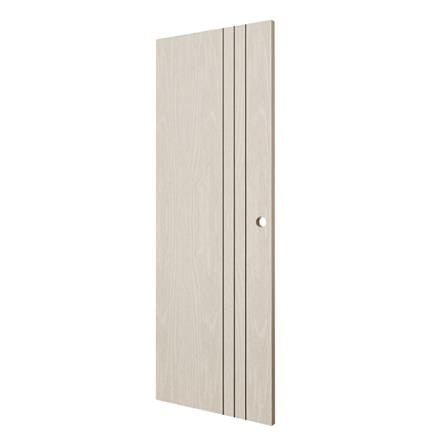 ประตูห้องน้ำ UPVC เจาะลูกบิด KING L3 70x200 ซม. สีไลท์ ซีเปีย_1