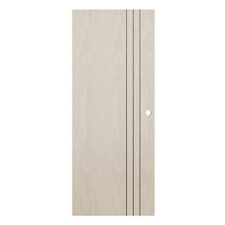 ประตูภายใน เจาะลูกบิด UPVC KING L3 80x200 ซม. สีไลท์ ซีเปีย_0