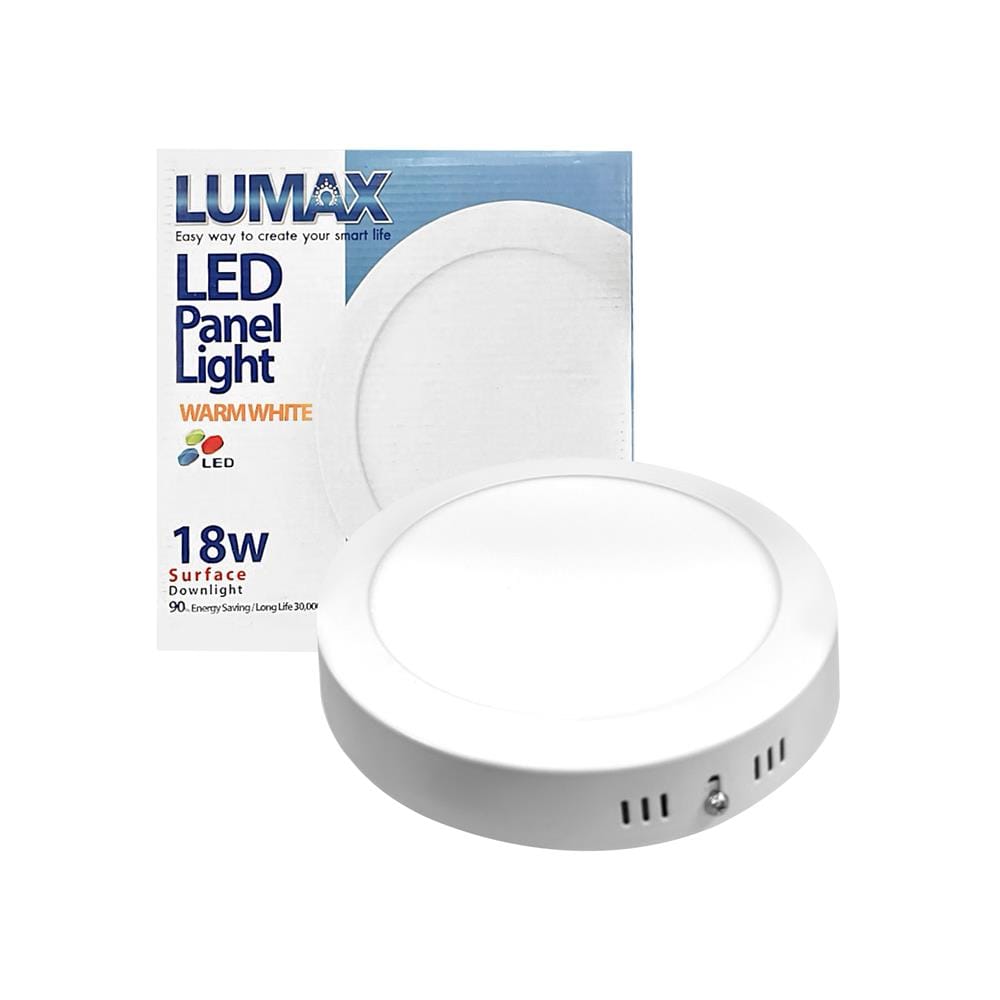 ดาวน์ไลท์ LED LUMAX 03-A1358 8.2 นิ้ว 18 วัตต์ WARM WHITE สีขาว