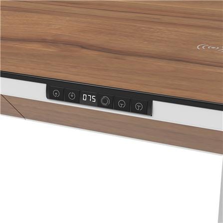 โต๊ะปรับระดับไฟฟ้า FURDINI VISTA THEA2D-FM1S2-1200L 120 ซม. สีไลท์ วอลนัท_2
