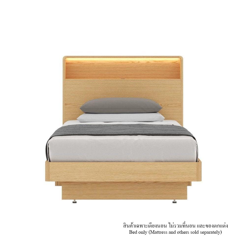 เตียง 3.5 ฟุต SB FURNITURE HAGI 19222191 สีไม้อ่อน