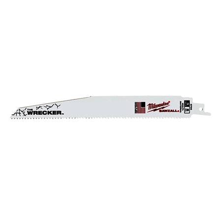 ใบเลื่อยจิ๊กซอตัดอเนกประสงค์ MILWAUKEE SAWZALL WRECKER 9 นิ้ว 7/11 TPI (แพ็ก 5 ชิ้น)_0