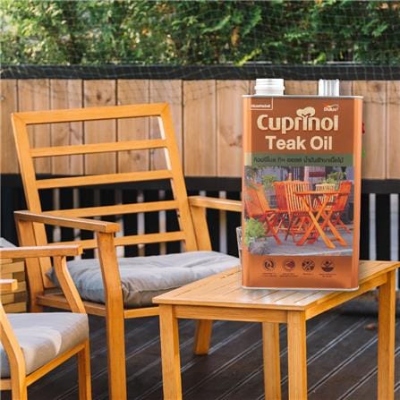 น้ำมันรักษาเนื้อไม้ DULUX CUPRINOL TEAK OIL 3.5 ลิตร_4