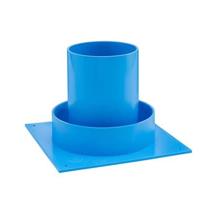 ข้อต่อกันซึม PVC WATER FLOW 4 นิ้ว สีฟ้า_0