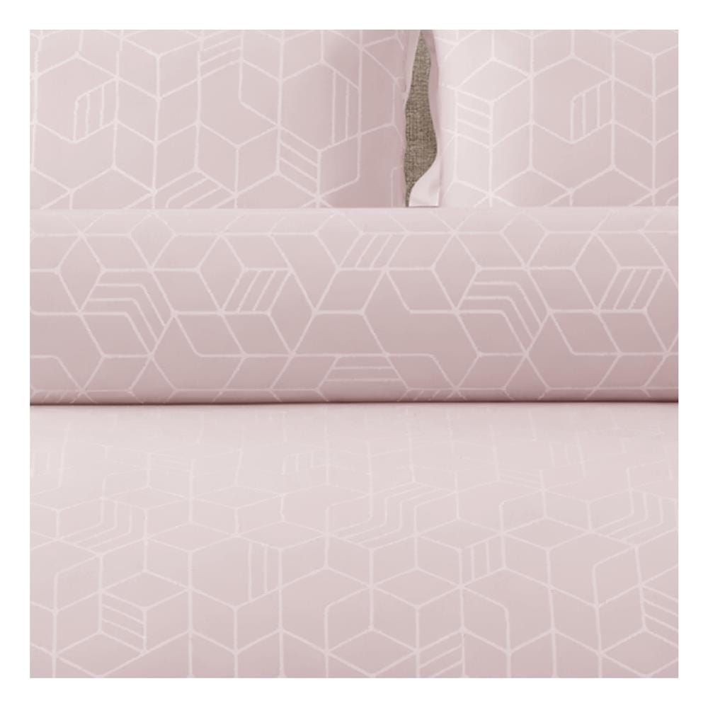 ชุดผ้าปูที่นอน 5 ฟุต (ชุด 3 ชิ้น) FROLINA LUXE SENSATION HEXA MAZE LSSF006