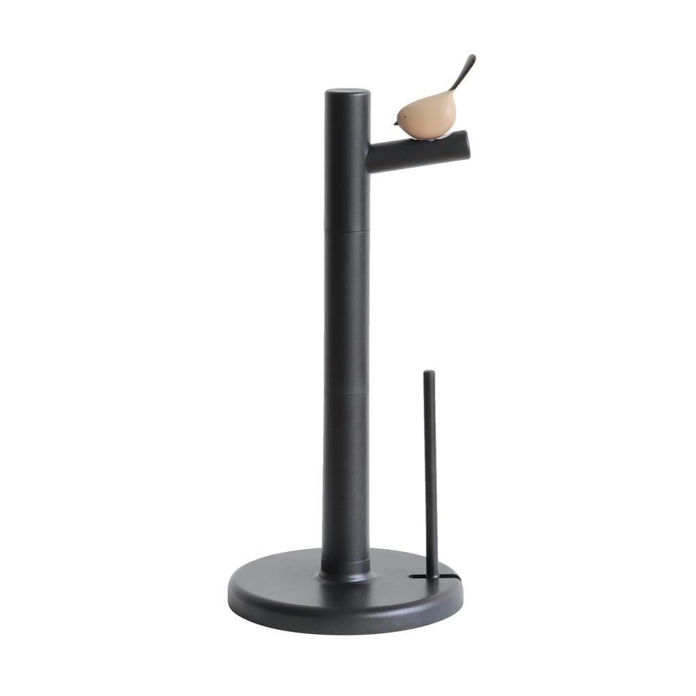 ที่ใส่ทิชชู่ม้วน MINIMAL SCULPT BIRD สีดำ
