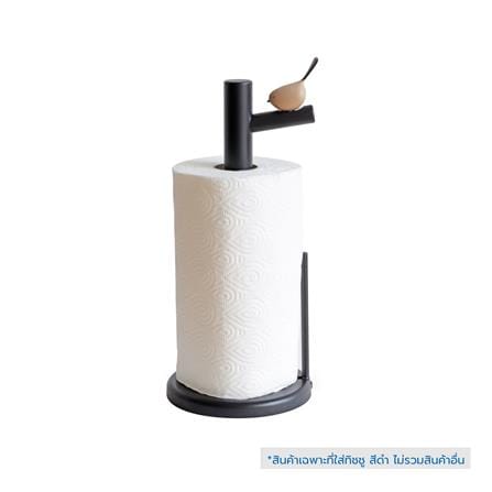 ที่ใส่ทิชชู่ม้วน MINIMAL SCULPT BIRD สีดำ_1