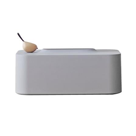 กล่องทิชชู่แผ่น MINIMAL SCULPT BIRD สีเทา_0