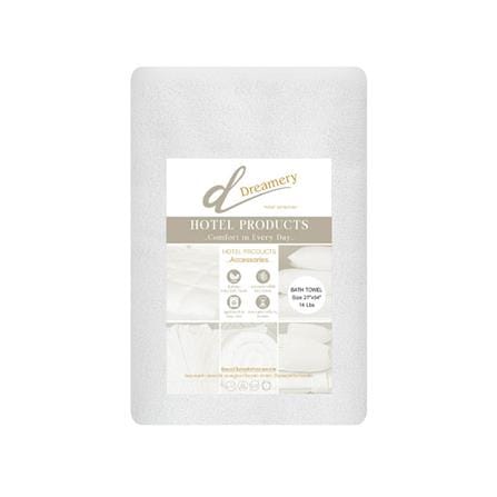 ผ้าขนหนู DREAMERY CT ขนคู่ 14LBS 27X54 นิ้ว สีขาว (แพ็ก 2 ชิ้น)_1