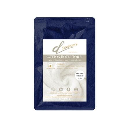 ผ้าขนหนู DREAMERY CT ขนคู่ 18LBS 30X60 นิ้ว สี NAVY (แพ็ก 2 ชิ้น)_1