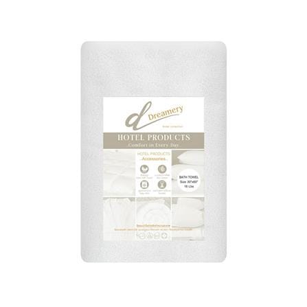 ผ้าขนหนู DREAMERY CT ขนคู่ 16LBS 30X60 นิ้ว สีขาว (แพ็ก 2 ชิ้น)_1