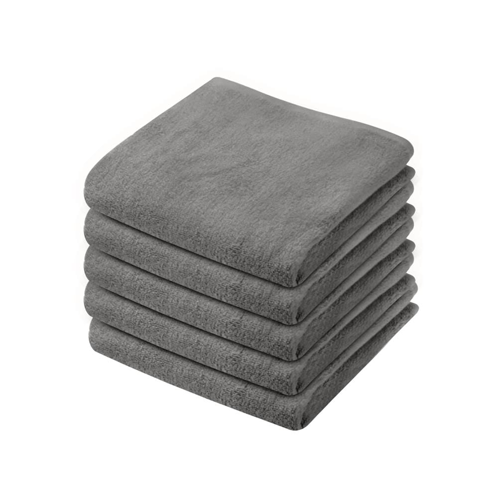 ผ้าขนหนู DREAMERY ขนคู่ GR 1LB 12X12 นิ้ว สีเทา (แพ็ก 5 ชิ้น)