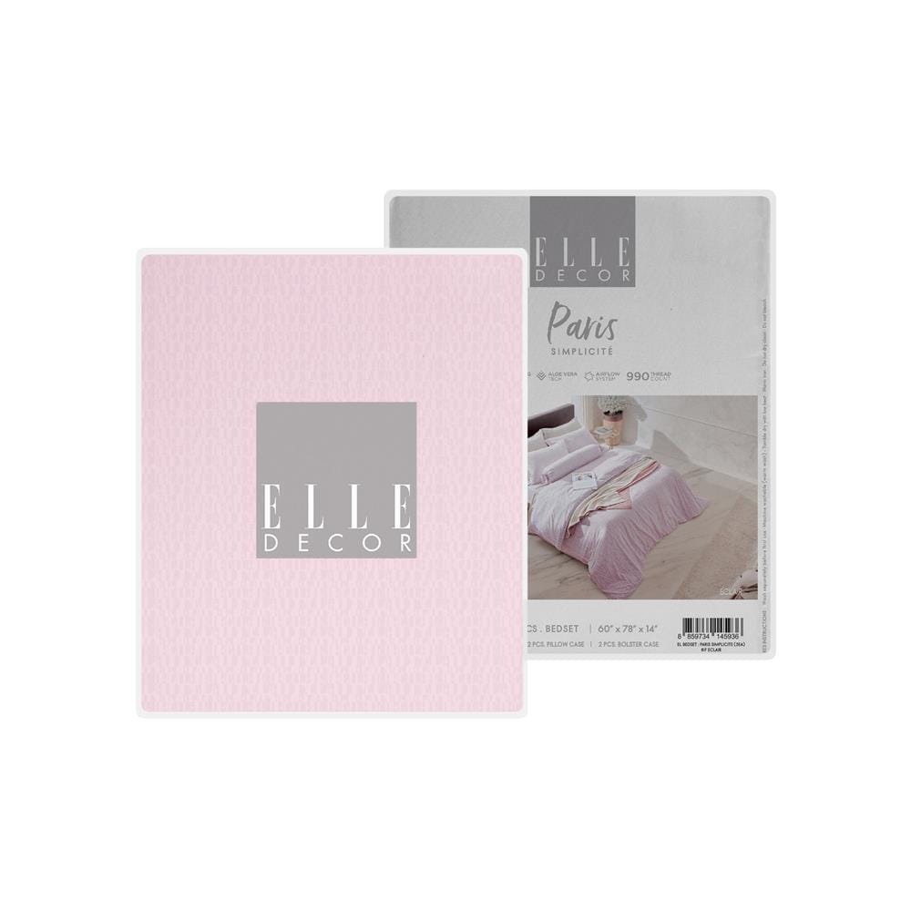 ชุดผ้าปูที่นอน 6 ฟุต 5 ชิ้น ELLE PARIS SIMPLICITE ECLAIR(S24)