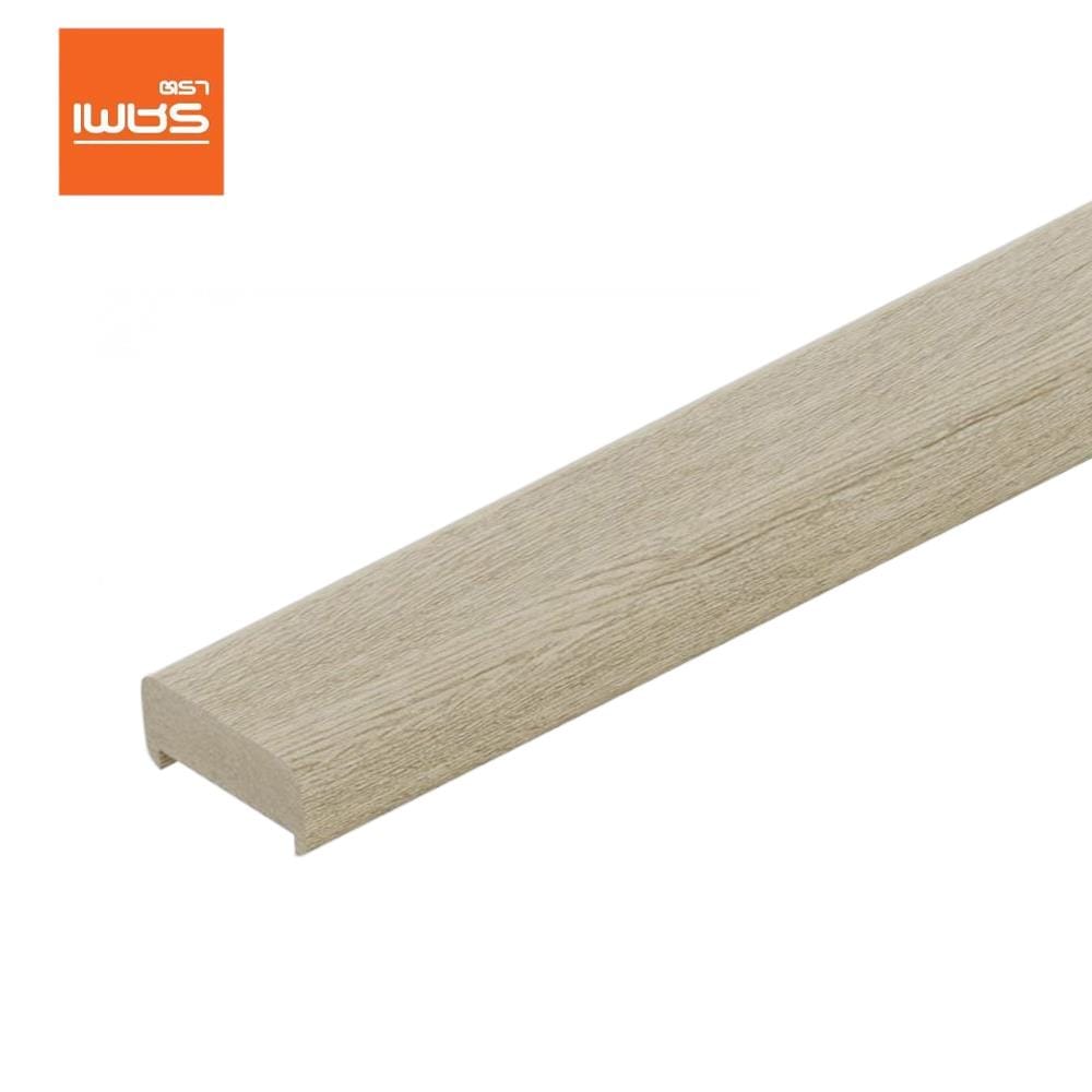 ราวจับบันได SPC ตราเพชร 7x120x2.5 ซม. สีเบจ