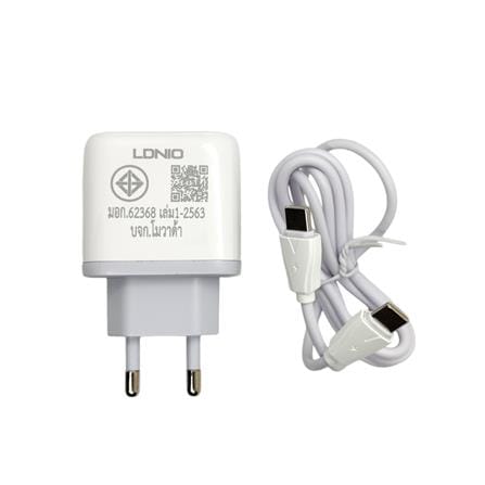 ชุดสายชาร์จ LDNIO A2526C 45 วัตต์_1