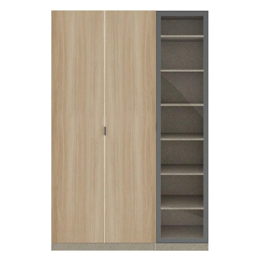 ตู้เสื้อผ้า 3 บานเปิด SB BUILT IN WARDROBE PLUS 59061782 150 ซม. สีน้ำตาล/RIO BROWN