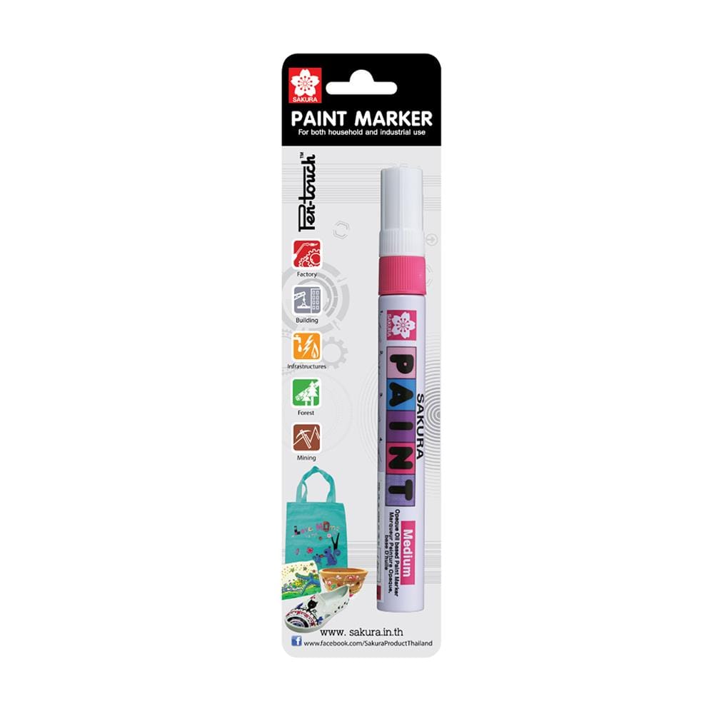 ปากกาเพ้นท์ SAKURA PEN-TOUCH 2 มม. สีชมพู