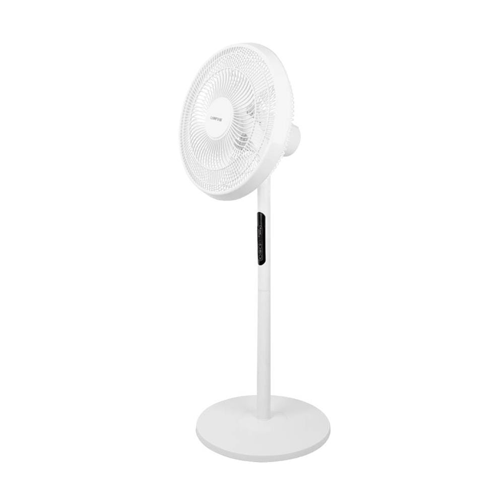 พัดลมโซลาร์เซลล์ 16 นิ้ว LAMPTAN 15 วัตต์ สีขาว