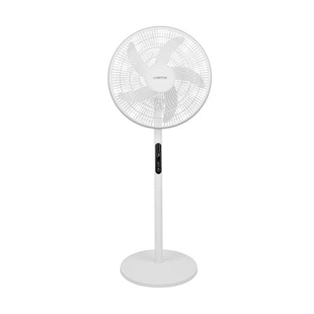 พัดลมโซลาร์เซลล์ 16 นิ้ว LAMPTAN 15 วัตต์ สีขาว_1