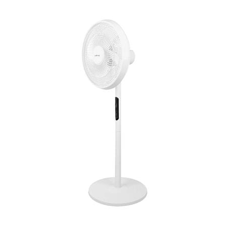 พัดลมโซลาร์เซลล์ 16 นิ้ว LAMPTAN 15 วัตต์ สีขาว_2