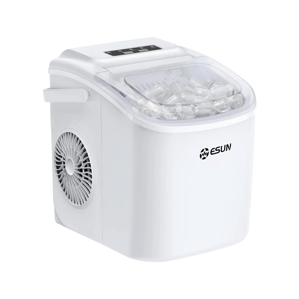 เครื่องทำน้ำแข็งอัตโนมัติ ESUN EIM-17W 1.2 ลิตร สีขาว