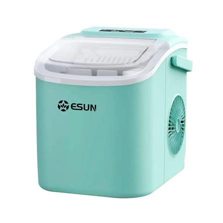 เครื่องทำน้ำแข็งอัตโนมัติ ESUN EIM-17G 1.2 ลิตร สีเขียวมิ้นต์