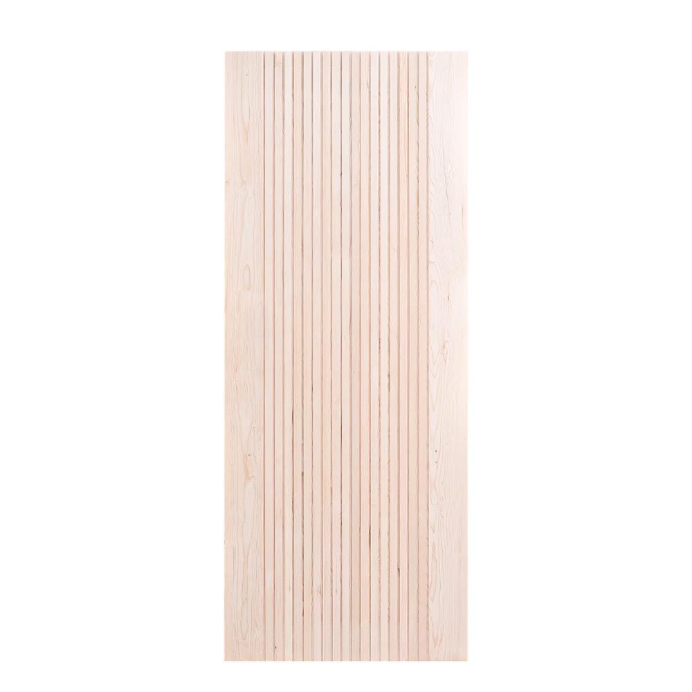 ประตูไม้เฮมล็อกเฟอร์ D2D ECO PINE-064 80X200 ซม. สีธรรมชาติ ไม่เจาะลูกบิด