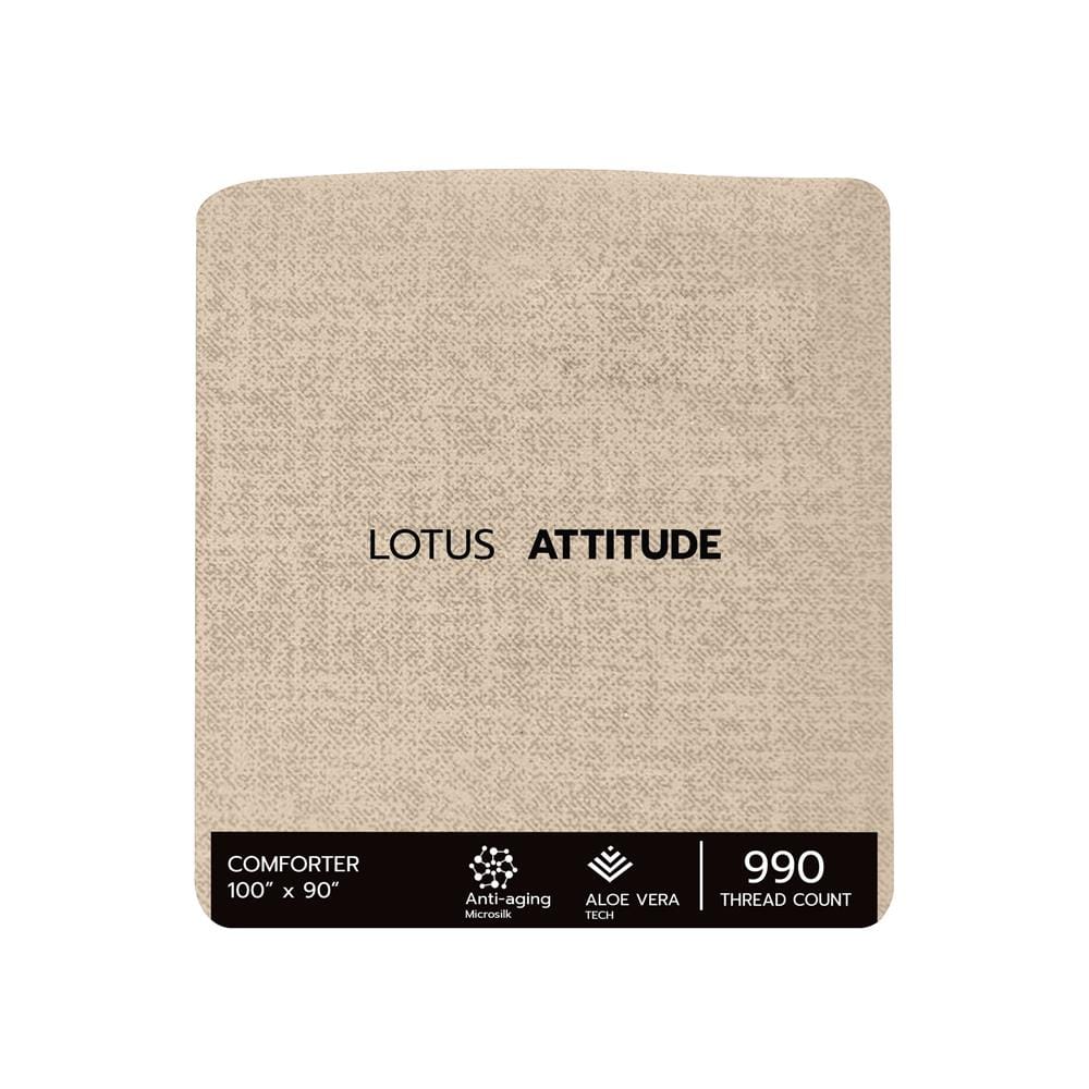 ชุดผ้าปูที่นอน 5 ฟุต 6 ชิ้น LOTUS ATTITUDE ELEMENTS สี MALT