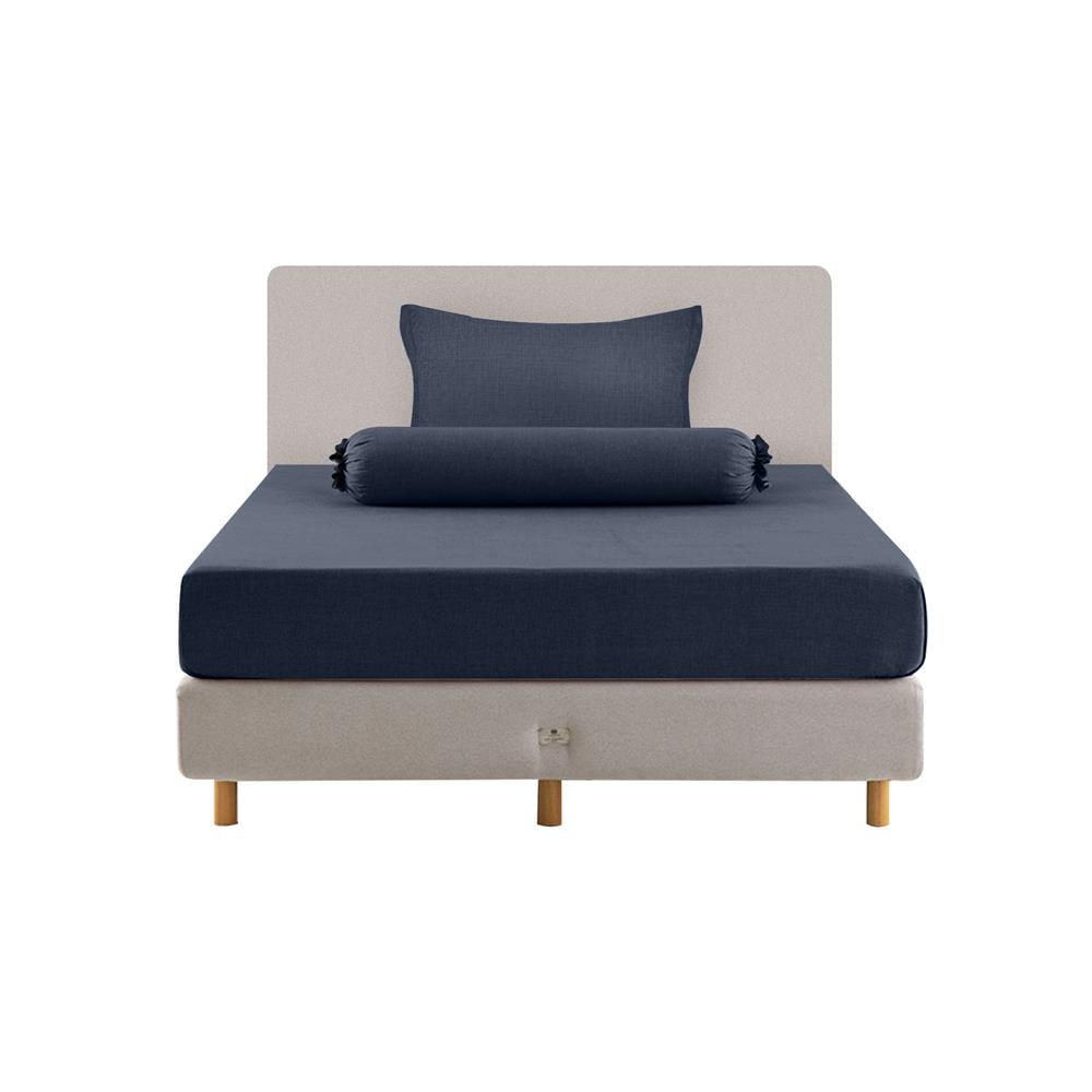 ชุดผ้าปูที่นอน 3.5 ฟุต 3 ชิ้น LOTUS ATTITUDE ELEMENTS สี INDIGO