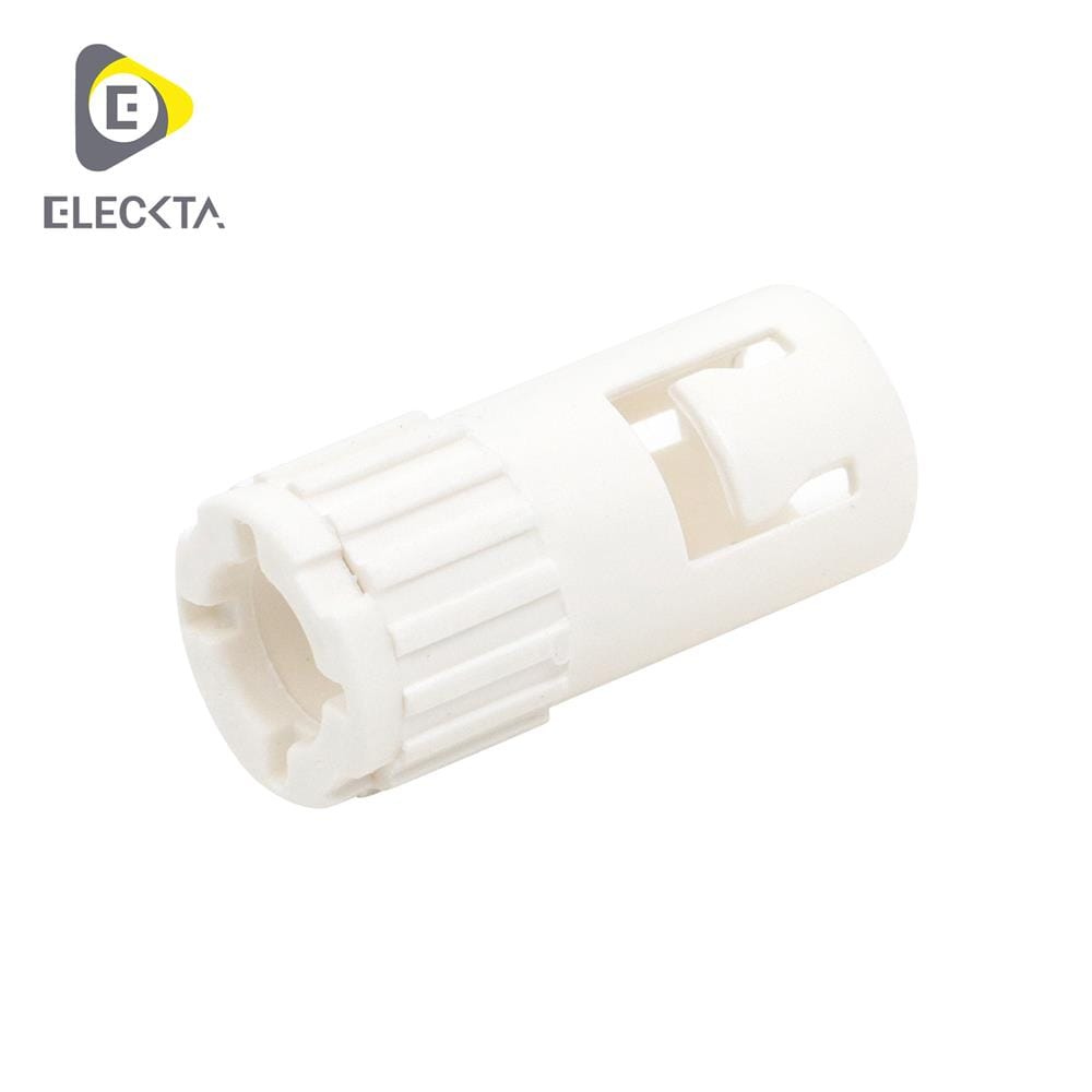 ข้อต่อท่ออ่อน ELECKTA 16 มม. สีขาว แพ็ก 10 ชิ้น