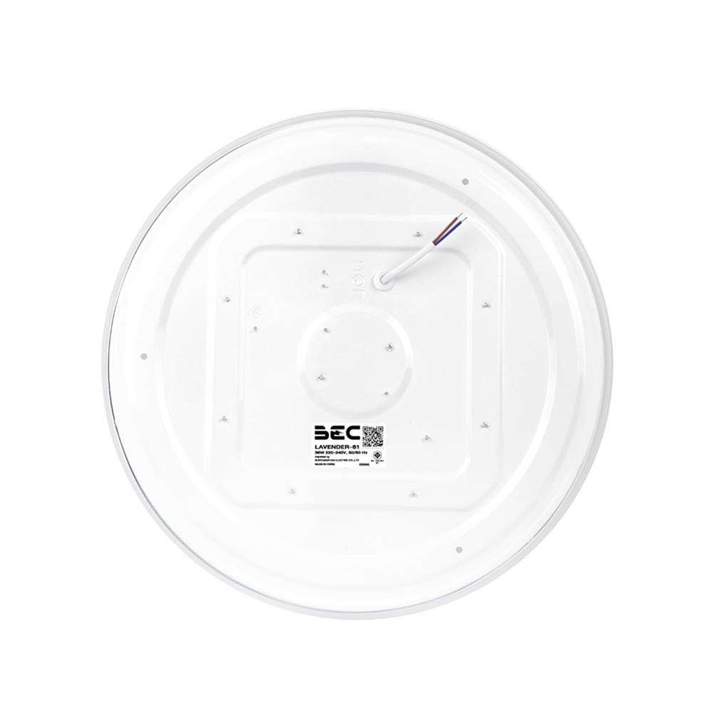 ไฟเพดาน LED BEC LAVENDER-61 15 นิ้ว 36 วัตต์ DAYLIGHT สีขาว