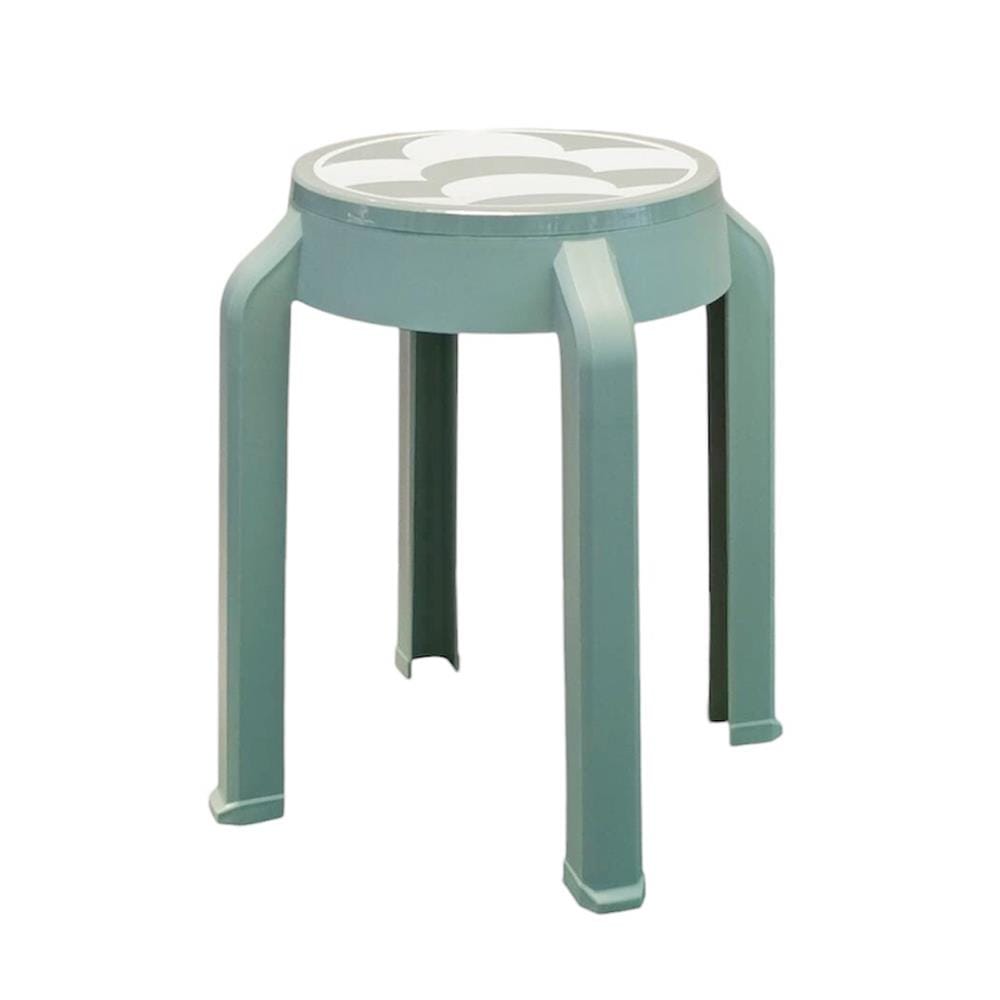 เก้าอี้พลาสติก SPRING RELAX&RESET CIRCULAR สีเขียวอ่อน_1