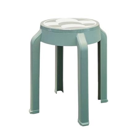 เก้าอี้พลาสติก SPRING RELAX&RESET CIRCULAR สีเขียวอ่อน_0