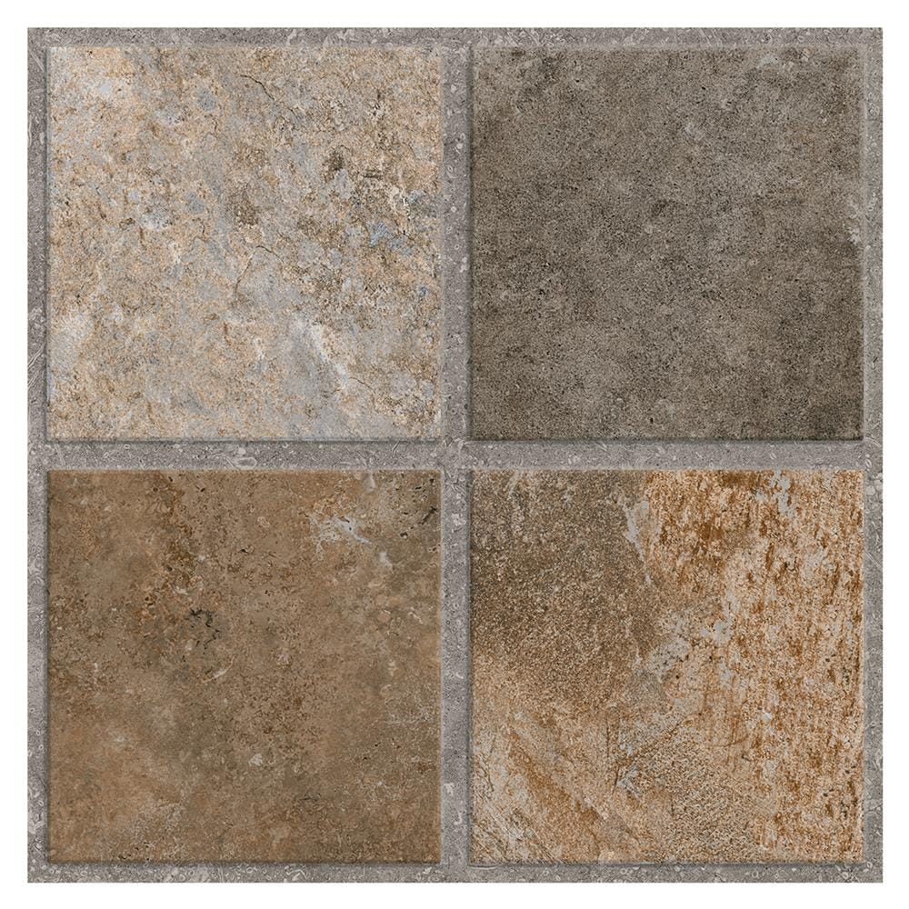 กระเบื้องพื้นพอร์ซเลน  40x40 ซม. TARA โฮเดน น้ำตาล (AF) A 0.96 ตร.ม.