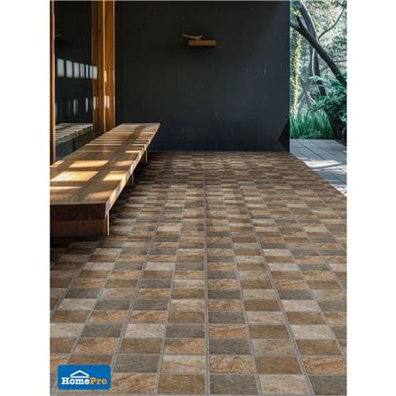 กระเบื้องพื้นพอร์ซเลน  40x40 ซม. TARA โฮเดน น้ำตาล (AF) A 0.96 ตร.ม._4