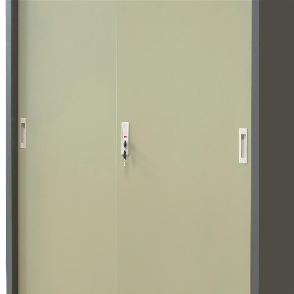 ตู้เหล็กสูงบานเลื่อน WORKSCAPE ZDO-1886 91.7 ซม. สีเทา