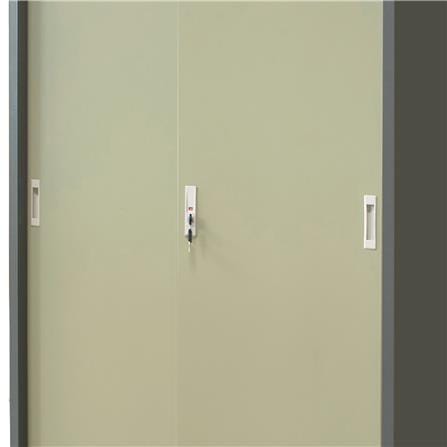 ตู้เหล็กสูงบานเลื่อน WORKSCAPE ZDO-1886 91.7 ซม. สีเทา_1