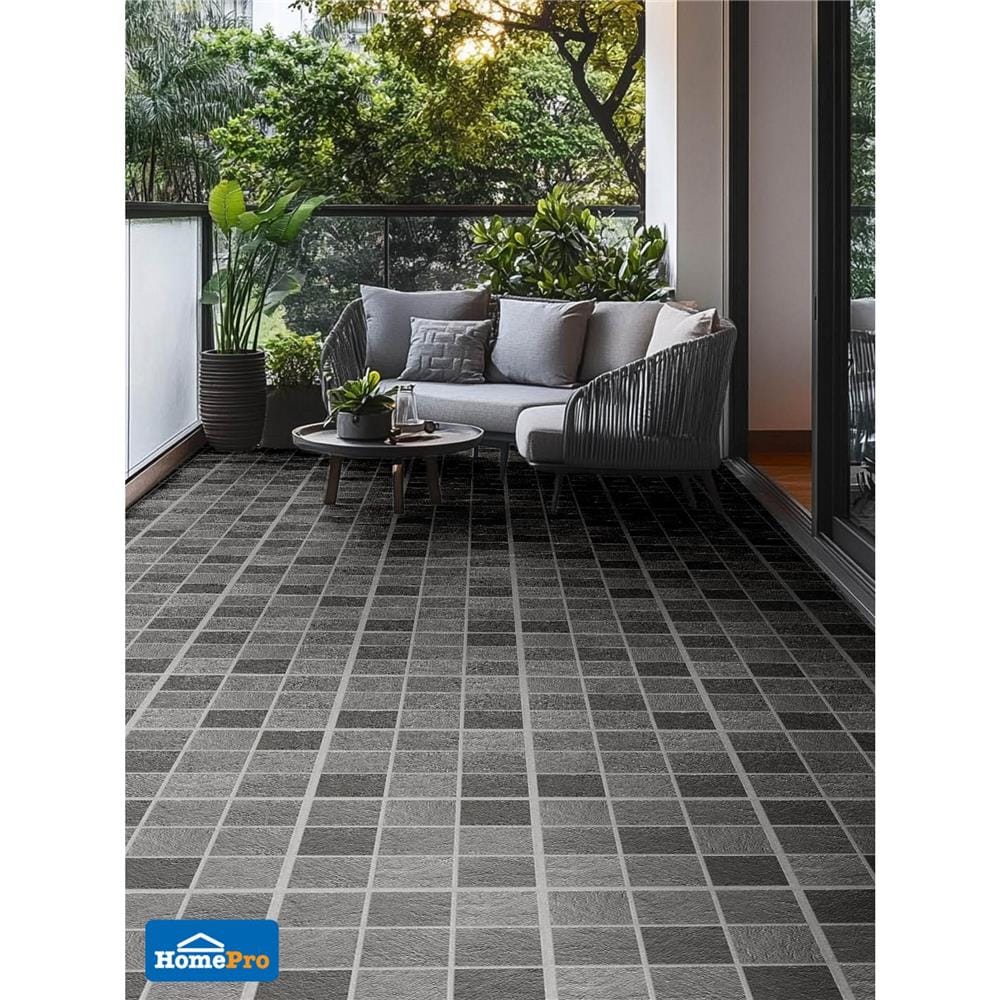 กระเบื้องพื้นพอร์ซเลน  40x40 ซม. TARA เวนเจอร์ เทา A 0.96 ตร.ม.