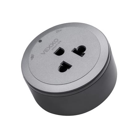 เต้ารับไร้สาย 3 ตา VEXXO APB-0100 สีเทา_1