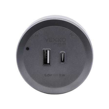 เต้ารับไร้สาย VEXXO USB TYPE A/C APB-0020 10 วัตต์ สีดำ_0